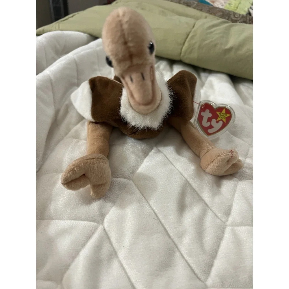 RARE ty beanie baby Stretch The Ostrich 1997‎ with tag
